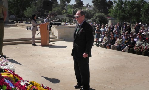 The laying of the Gallipoli Association wreath