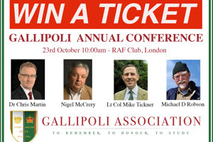 WIN a free ticket to the Gallipoli Conference